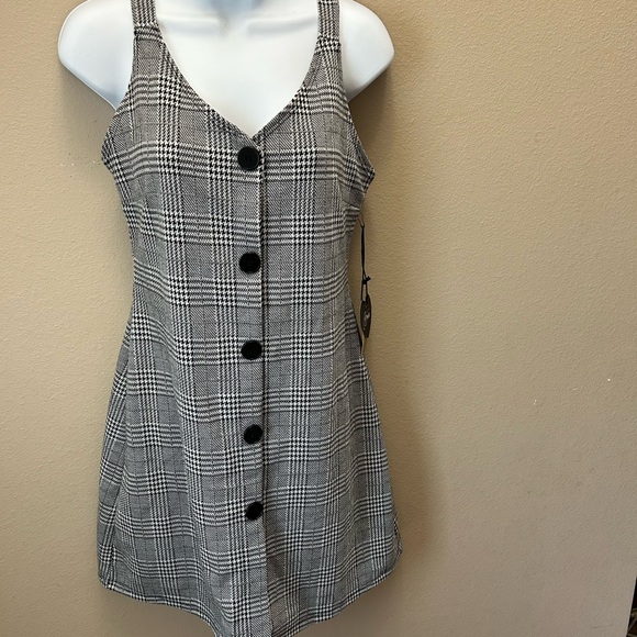 Popular Basics Dresses & Skirts - Black and white checkered dress size extra large